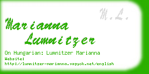 marianna lumnitzer business card